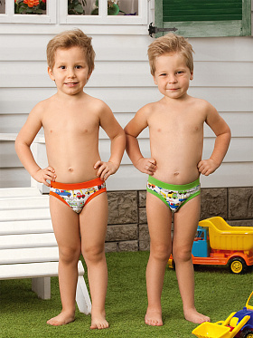 Трусы детские для мальчиков (2 шт.),  BP391303 белый