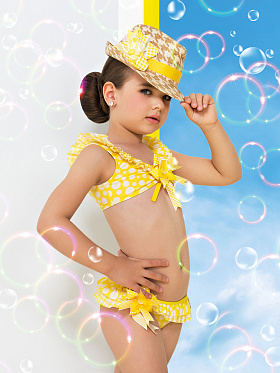 Купальник с ободком Brooke,  GB031503B AF Brooke жёлтый