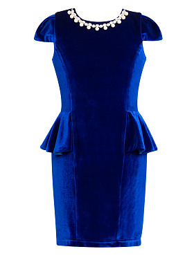 Платье, Perlitta PRA051605, royal blue,  PRA051605 синий