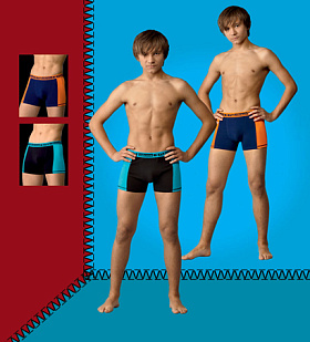 Трусы-боксеры для мальчиков,  TXL9913B синий