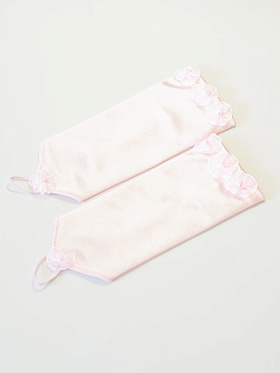 Перчатки детские (атласные),  PACG011212 розовый