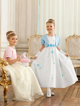 Платье праздничное для девочек,  PSAK071203 розовый