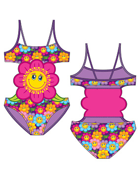 Детский купальник Faro,  GS061203 Faro фиолетовый