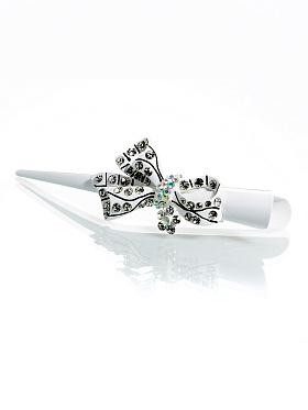 Заколка, Perlitta PACP041411, чёрно-белый,  PACP041411 