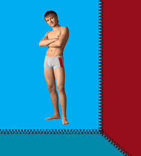 Трусы-боксеры для мальчиков,  TXL9912D серый