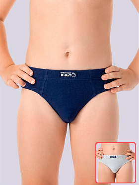 Трусы для мальчика, 2 шт., Nirey BP371321, светло-серый/синий,  BP371321 синий