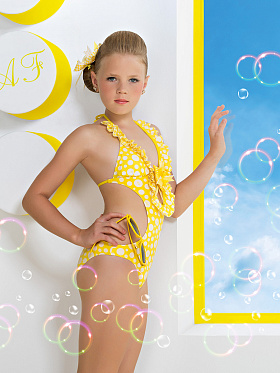 Купальник с заколкой Bailey,  GS031504B AF Bailey жёлтый