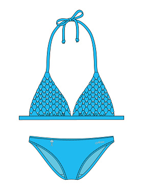 Купальник детский Nicoletta,  GB011401A AF Nicoletta голубой