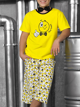 Пижама детская для мальчиков,  BXP 381306 жёлтый