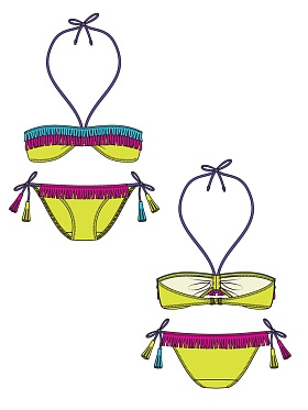 Купальник детский,  YPGB071205 Ilare 