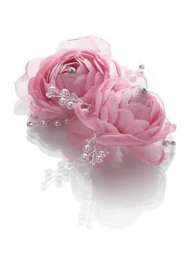 Заколка, Perlitta PACP021452, розовый,  PACP021452 розовый