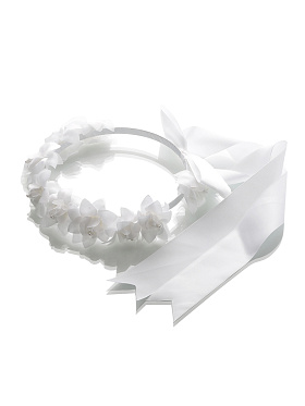 Венок, Perlitta PACO021443, белый,  PACO021443 белый