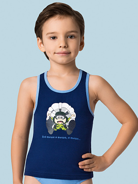 Майка-борцовка, Nirey BBM441307, navy,  BBM441307 синий