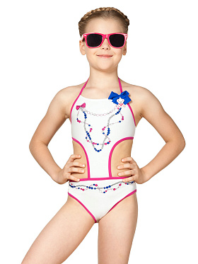 Купальник детский Letizia,  GS011403 Letizia белый