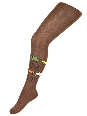 Колготки детские,  NKR080802 коричневый